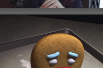 voice act as the gingerbread man