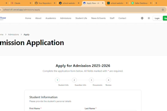 build a professional school website