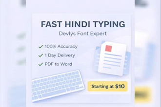 do hindi typing in devlys font fast and accurately