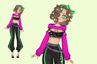 vtuber anime vtuber model vtuber rigging anime vtuber live2d model live2d vtuber
