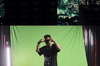 green screen vfx compositing music video vfx rotoscoping rap music video editing