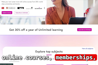 create a sales page website for your online course
