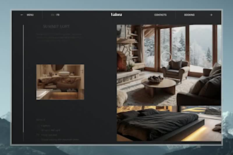 design a luxury hotel, resort and hospitality website