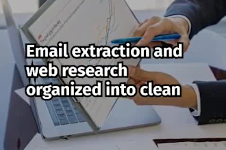 do web research, internet research, and data collection for your business