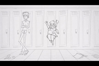 do 2d hand drawn frame by frame animation in pencil style