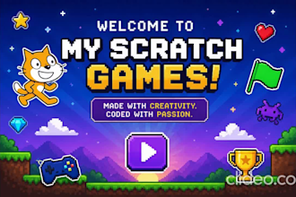 create custom scratch games for kids and beginners