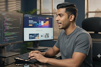 design responsive portfolio and landing page