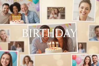 create wedding slideshow birthday ai video editing memorial funeral anniversary