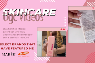 create ugc skincare content as a medical esthetician