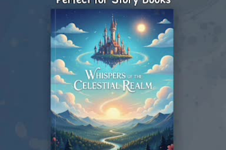 design colorful kids story book cover