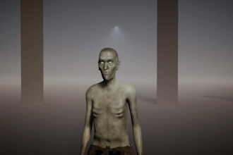 create a rigged 3d game character for unity or unreal engine