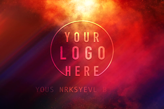 create a cinematic logo reveal animation