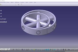 design 3d mechanical parts using catia v5 or solidworks
