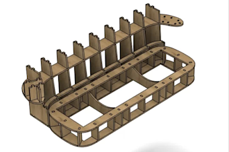 create a 3d sofa, chair or bed frame design for DIY building or manufacturing