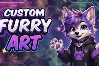 draw furry art, fursona, furry oc and anthro art, sfw, nsfw