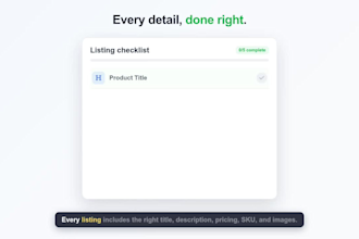 do ecommerce product listing for any platform