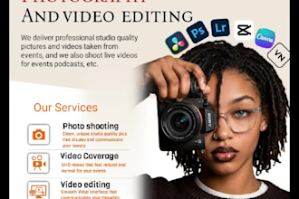 design a professional church, event, or business flyer