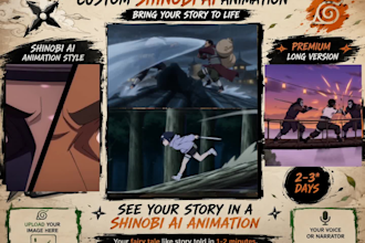 create cinematic anime edits, openings and shinobi scenes