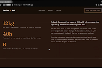 design a responsive modern website using HTML and CSS