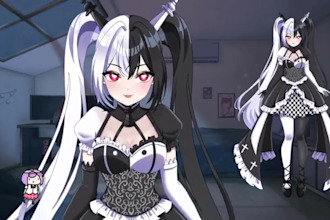 design and rigging 2d vtuber model, vtuber avatar anime, live2d vtuber