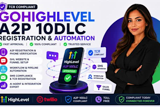 setup gohighlevel a2p 10dlc twilio a2p registration tcr ghl sms compliance
