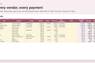 create an invoice, inventory or order tracker for your small business