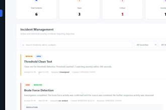 develop a custom cybersecurity soc platform with python