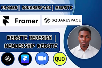 build framer website design figma to framer expert redesign squarespace website
