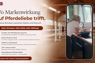 create premium ugc videos for equestrian and horse brands