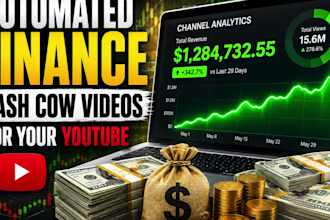 create automation finance youtube cash cow video for your yt channel