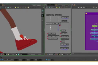 rig 2d cartoon character, traditional frame by frame toon boom harmony animation
