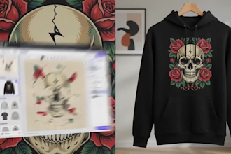 use kittl ai to create print on demand merch designs music brands artworks