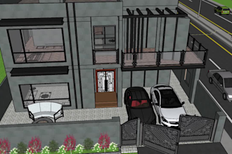 do professional sketchup 2d 3d home design and PDF to 3d conversion