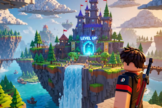 rig stylized low poly 3d character game roblox maps level design environment
