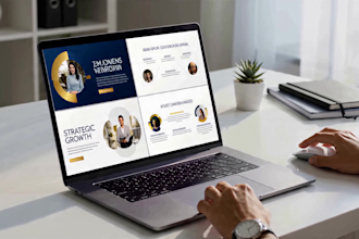 do ppt making for your business , education, or redesign presentation
