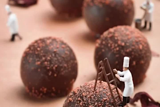 create stunning ai miniature food art and realistic tiny food visuals