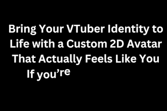 do 2d vtuber model