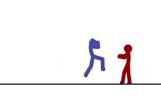make animate 2d stick figure and stickman animation