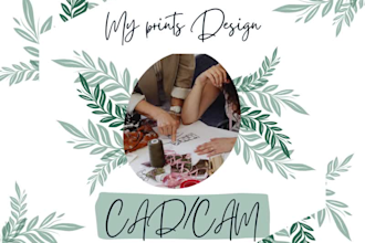 do digital textile print design with cad cam