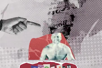 do collage animation 2d animation and paper animation, vox style for your ads