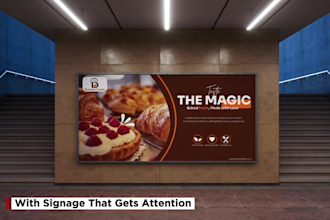 create exclusive signage designs and custom banner designs