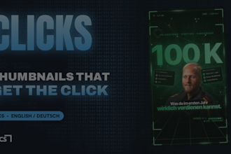 design youtube thumbnails and instagram reel covers that get clicks