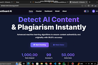 create the machine learning app using the gpt , claude