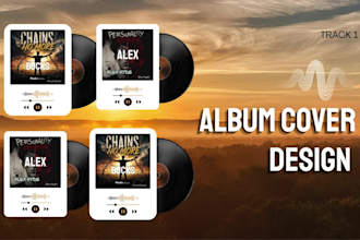 design album cover art, music cover art album cover design for songs and music