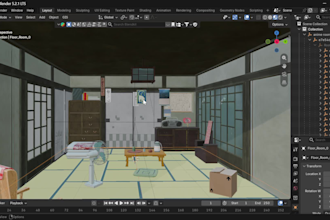 build a custom cinema 4d scene or blender environment