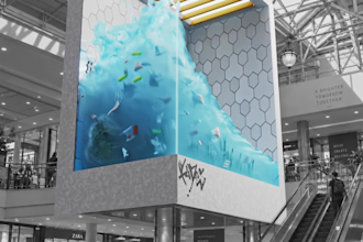 create anamorphic 3d billboard animation for led screens