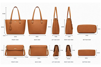 tote bag tech pack design handbag tech pack duffle bag clutch bag tech pack