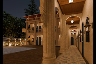 do interior and exterior photorealistic archviz scenes