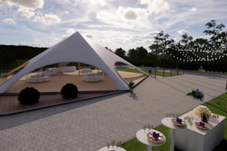 create photorealistic 3d renders of your event venue