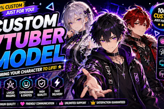 design and rigging your live2d vtuber model for vtube studio
